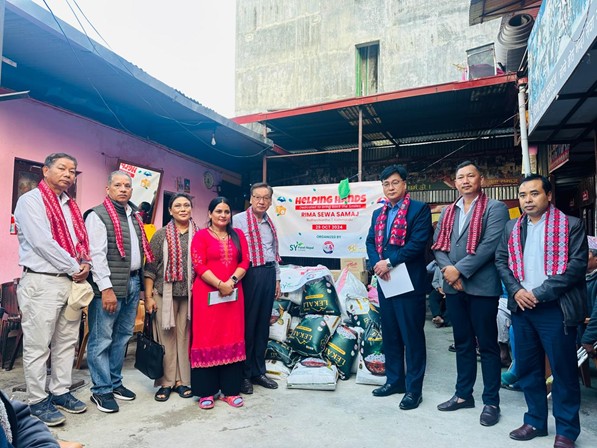 Relief materials were distributed to Rima Sewa Samaj, Hattigauda